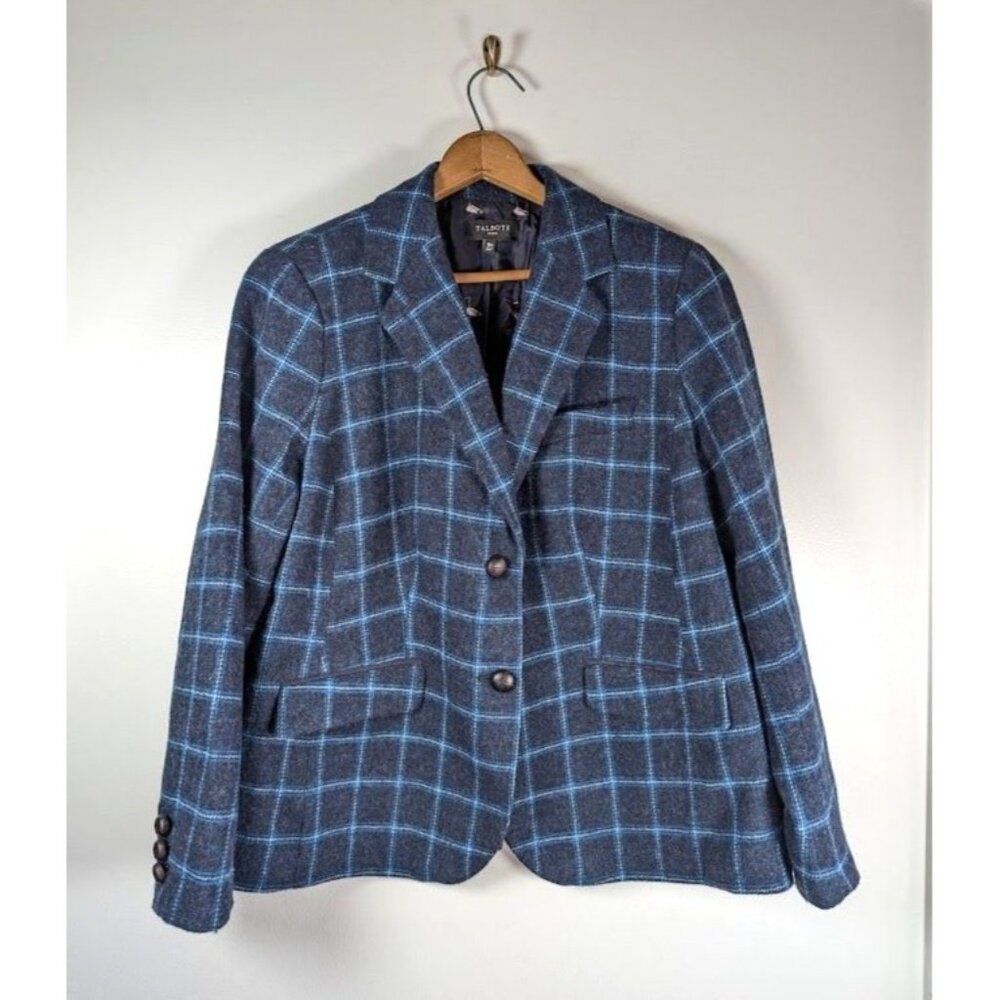 Talbots Blazer Women's Size 18W Wool Jacket Duck Lined Academia Career Preppy